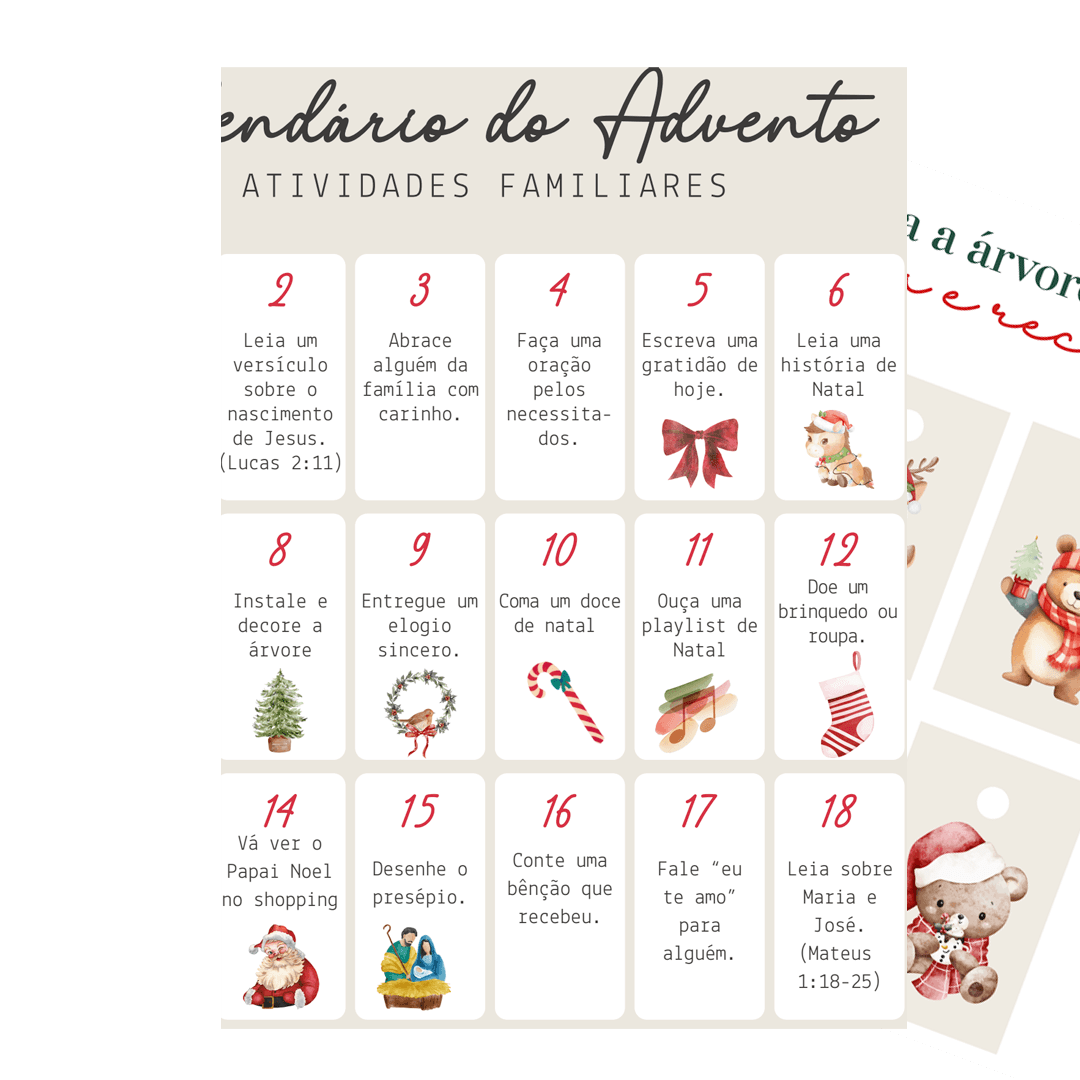 O Poder das Palavras - Calendário do Advento