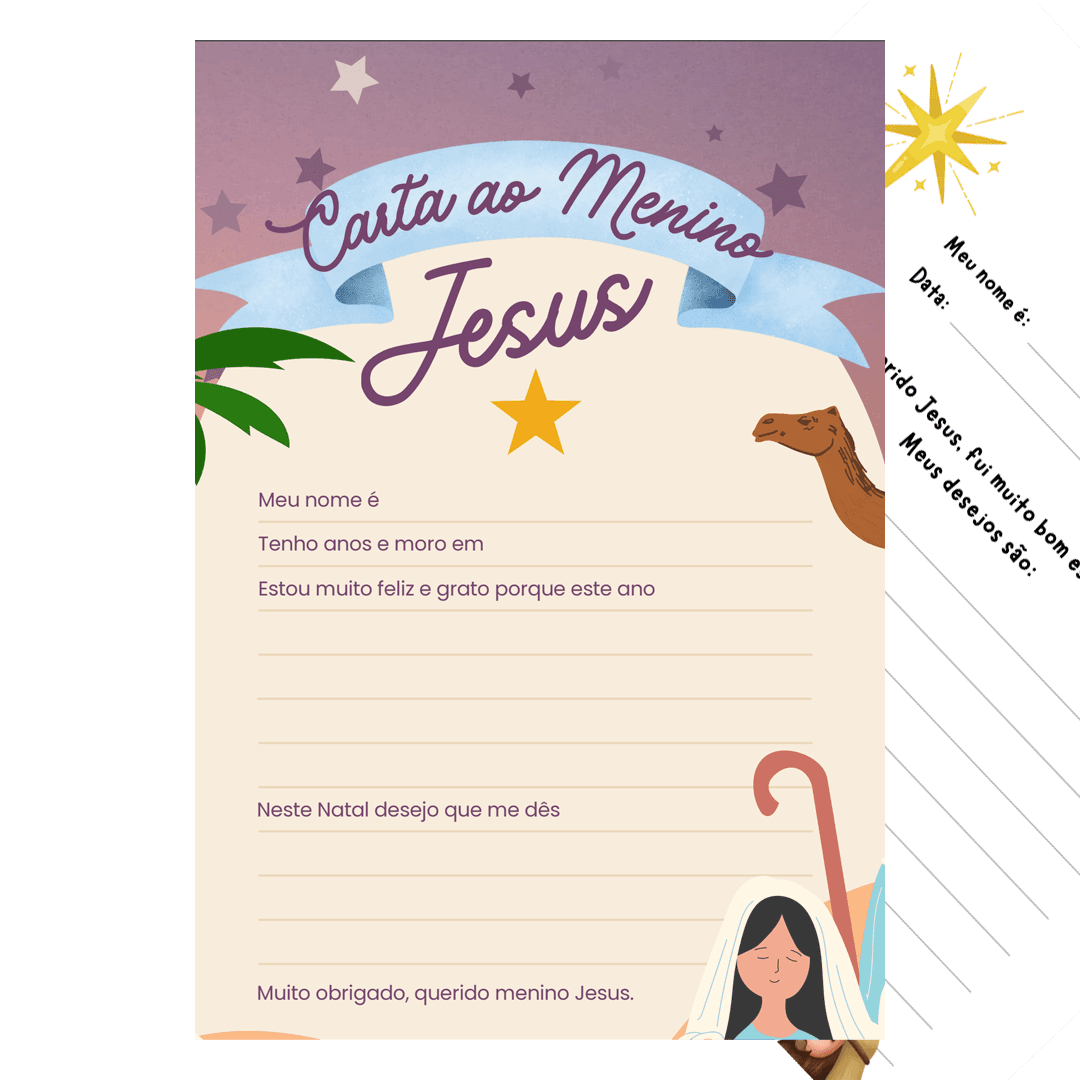 O Poder das Palavras - Cartinha para Jesus