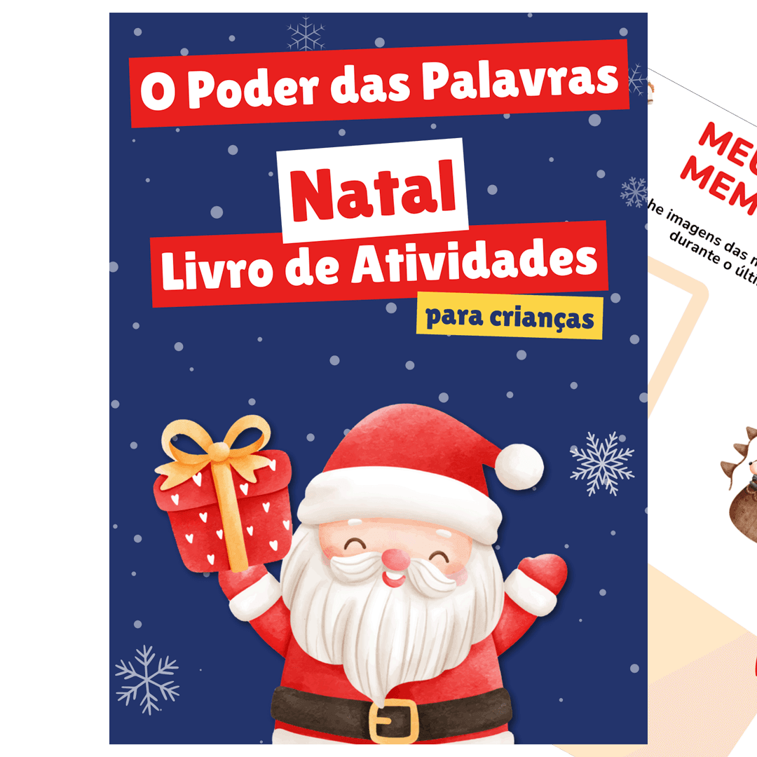 O Poder das Palavras - Livro de Atividades de Natal