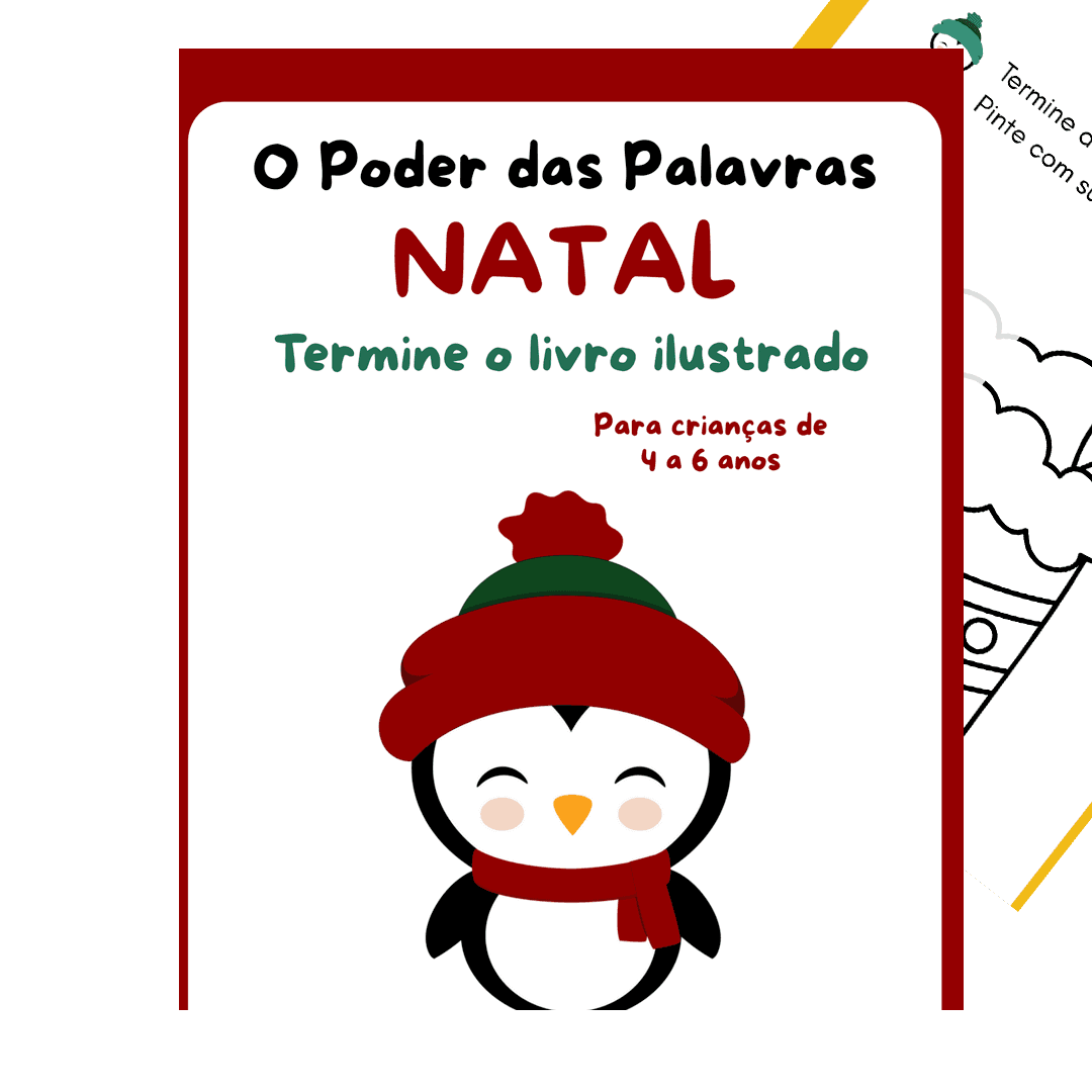 O Poder das Palavras - Livro ilustrado de Natal
